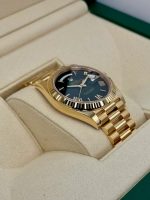 Rolex  Yellow Gold President Day Date 40mm Green Roman Ombre Dial - 228238