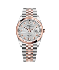 Rolex  Datejust 36mm 126201 Silver Palm Motif Dial