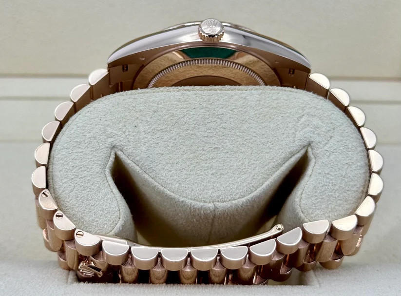 Rolex Day-Date "President" 40mm Everose Gold Slate Roman Ombre "Smoke" Dial - 228235 - Image 7