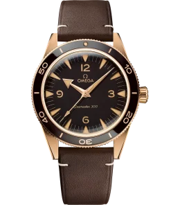 Omega Seamaster 300 41mm Brown Dial Bronze Gold Strap 234.92.41.21.10.001