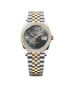 Rolex  Datejust 36mm 126283 Wimbledon Slate Dial Jubilee Bracelet Watch