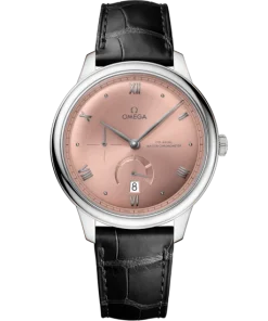 Omega De Ville Prestige 41mm Pink Dial Stainless Steel Strap 434.13.41.21.10.001