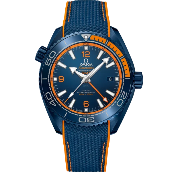 Omega Planet Ocean 600M Co-Axial Master Chronometer GMT Watch BIG BLUE 45.5mm 215.92.46.22.03.001