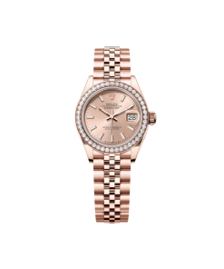 Alternative view of Rolex  Lady-Datejust 28mm 279135RBR Rose Dial Jubilee Bracelet