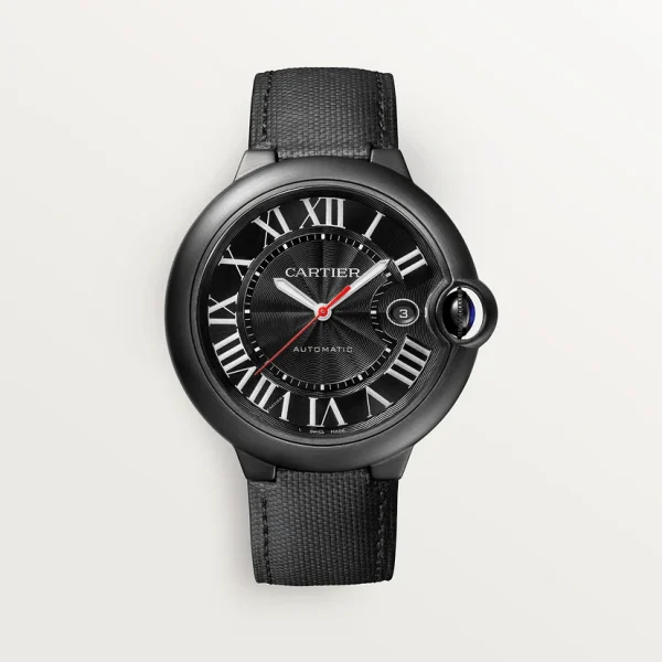 Cartier BALLON BLEU CARBON WATCH 42 mm