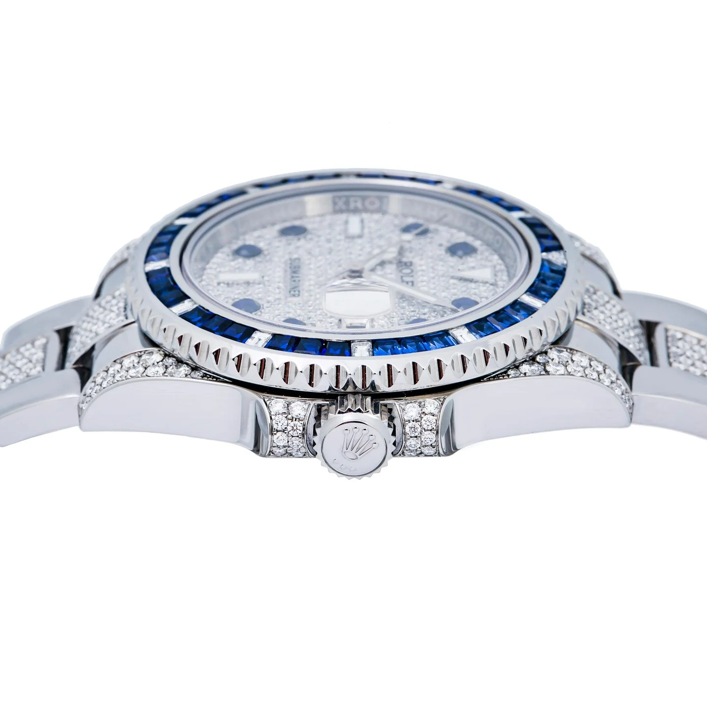 Rolex Submariner Date 116610 40MM Silver Diamond Dial With Stainless Steel Bracelet - Image 4