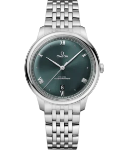 Omega De Ville Prestige 40 mm Green Dial Stainless Steel Bracelet 434.10.40.20.10.001