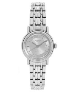 Longines Men's L4.321.4.78.6 Presence Stainless Steel Watch