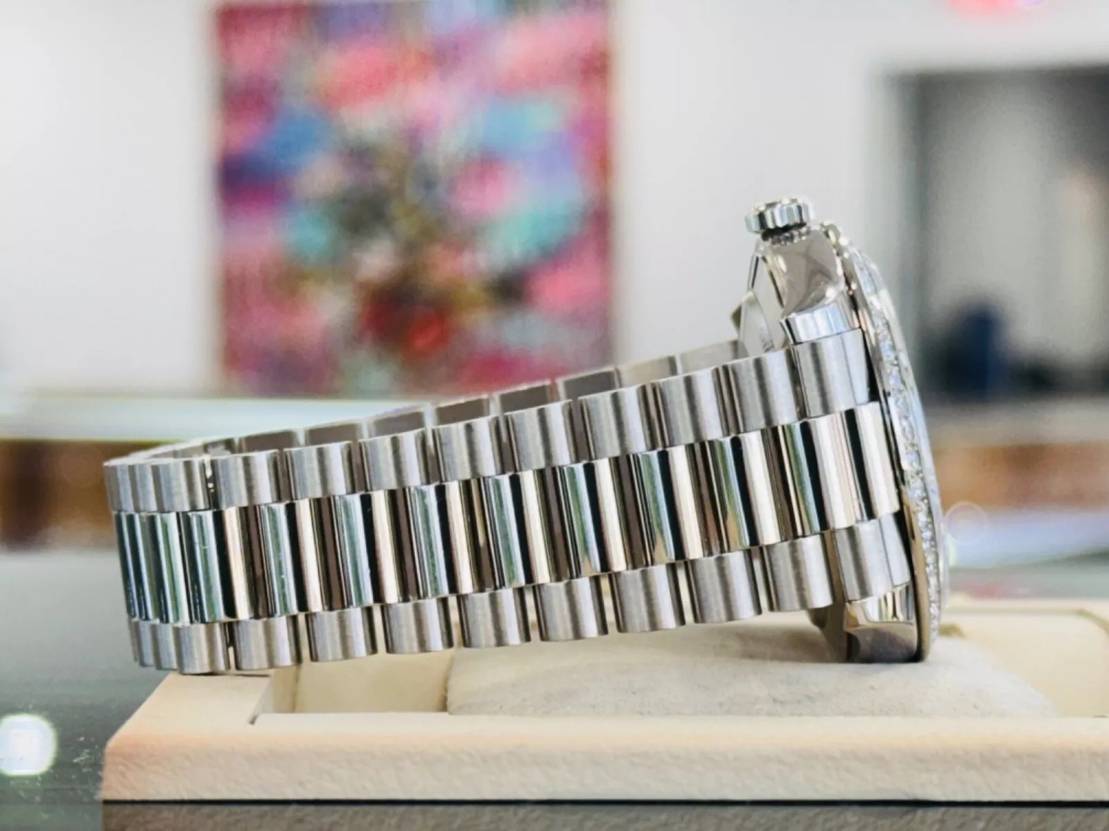 Rolex Day-Date 40mm 228349RBR-0001 Silver Dial President Bracelet - Image 7