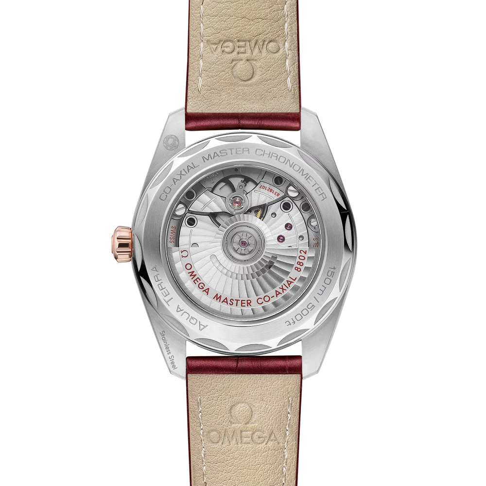 Omega Seamaster Aqua Terra 150M 38 mm Linen Dial Stainless Steel and Sedna™ 18k Rose Gold Strap 220.23.38.20.59.001 - Image 3