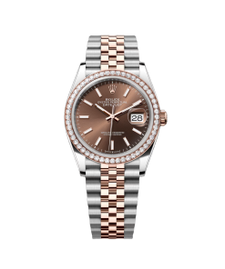 Alternative view of Rolex  Datejust 36mm 126281 Chocolate Dial Oyster Bracelet