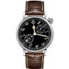 Longines Men's L2.812.4.53.2 Avigation Chronograph Brown Leather Watch