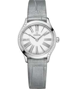 Omega De Ville Mini Trésor 26mm White Dial with Diamonds Stainless Steel Strap 428.18.26.60.04.001