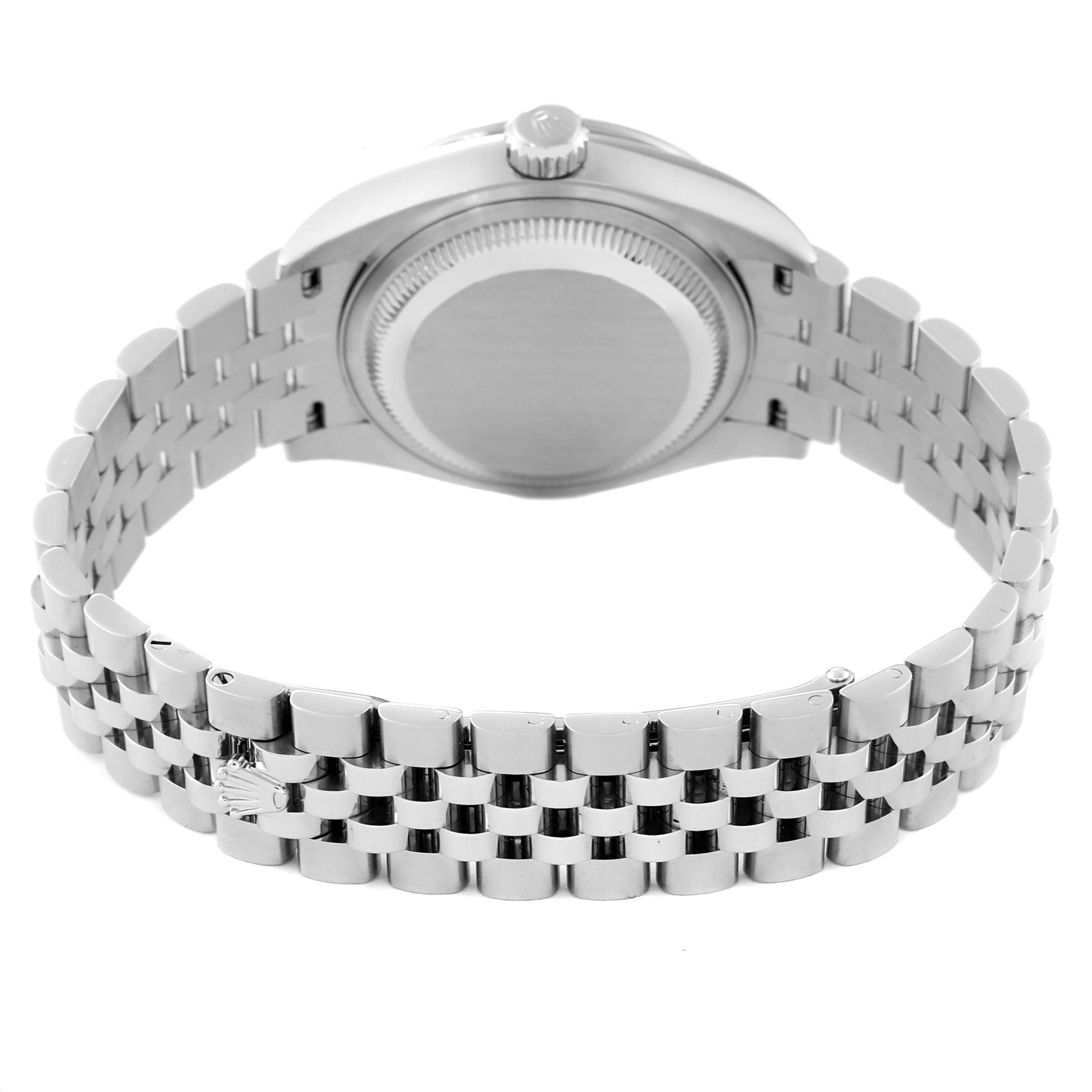Rolex Lady-Datejust 28mm 279384RBR Silver Dial Oyster Bracelet - Image 7