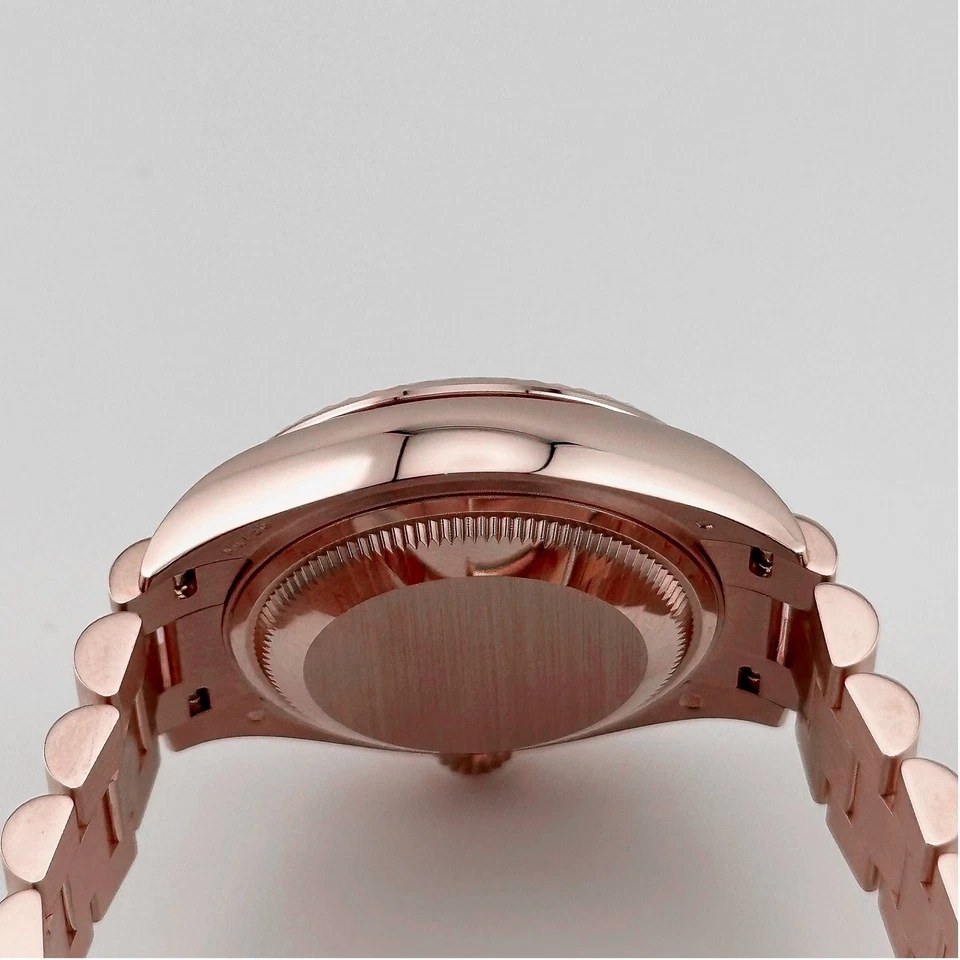 Rolex Lady-Datejust 28mm 279175 Green Diamond-Set Dial President Everose Gold - Image 8