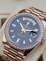 Rolex  Day-Date 40mm Eisenkiesel / Diamonds Dial 228345rbr-0016