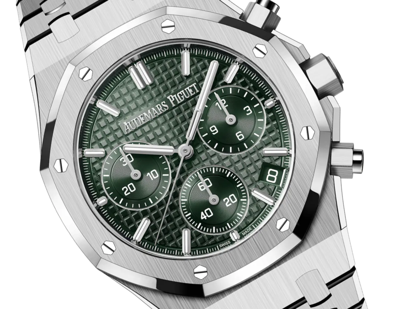 Audemars Piguet ROYAL OAK Khaki Green Dial CHRONOGRAPH 41mm 26240ST.OO.1320ST.08 - Image 2