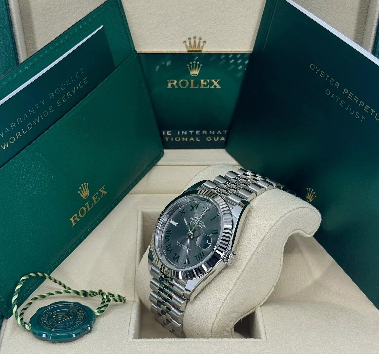 12A【Super Clone】Rolex Datejust 36mm 126234 Datejust Slate Roman Dial Jubilee Watch - Image 4