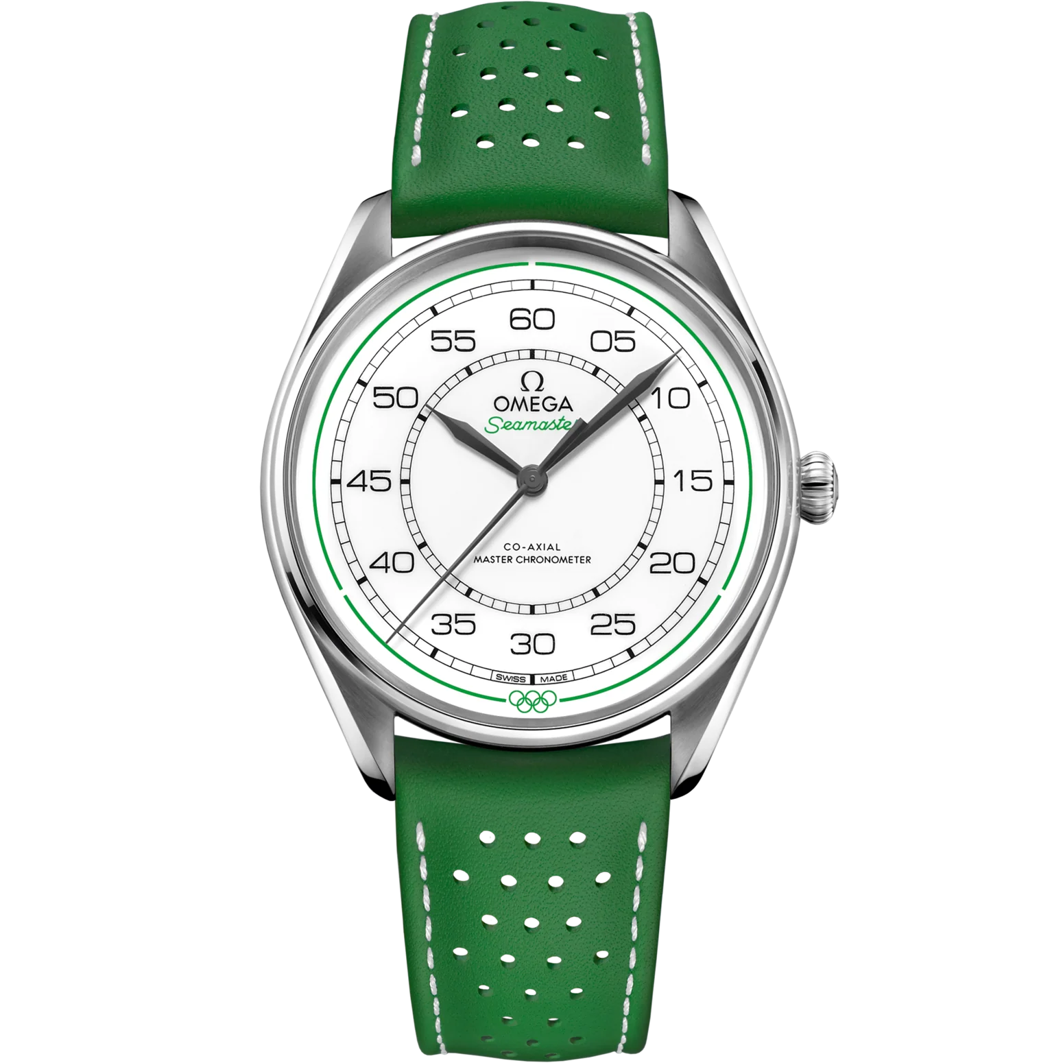 Omega Seamaster Olympic Official Timekeeper 39.5mm White Dial Stainless Steel Strap 522.32.40.20.04.005