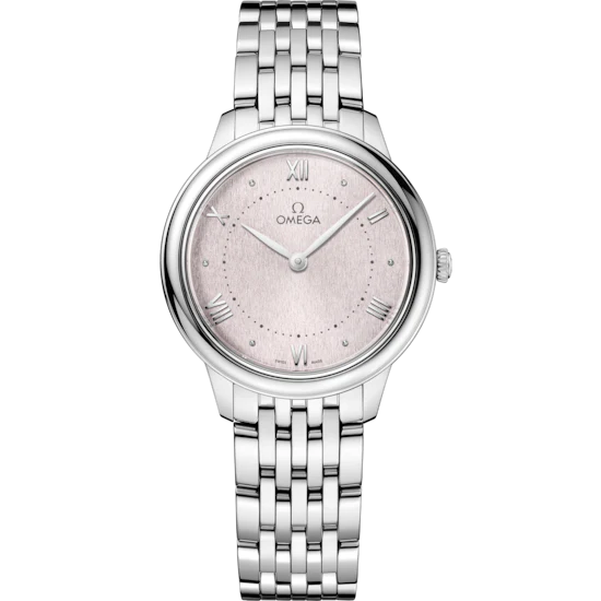 Omega De Ville Prestige 30 mm Silver Dial Stainless Steel Bracelet 434.10.30.60.02.001