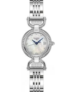 Longines Women's L6.130.0.87.6 Equestrian Diamond Stainless Steel Watch
