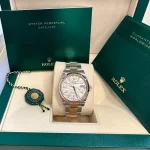 Rolex  Datejust 36mm 126231 Silver Palm Motif Dial Oyster Bracelet