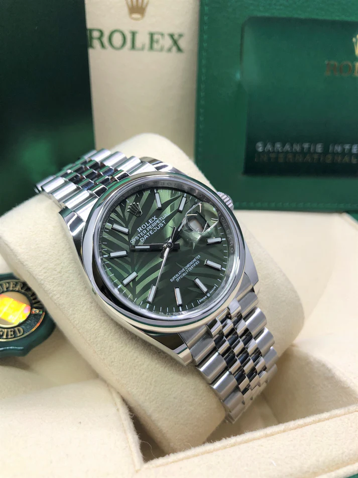 Rolex Datejust 36mm 126200 Green Dial Watch - Image 5