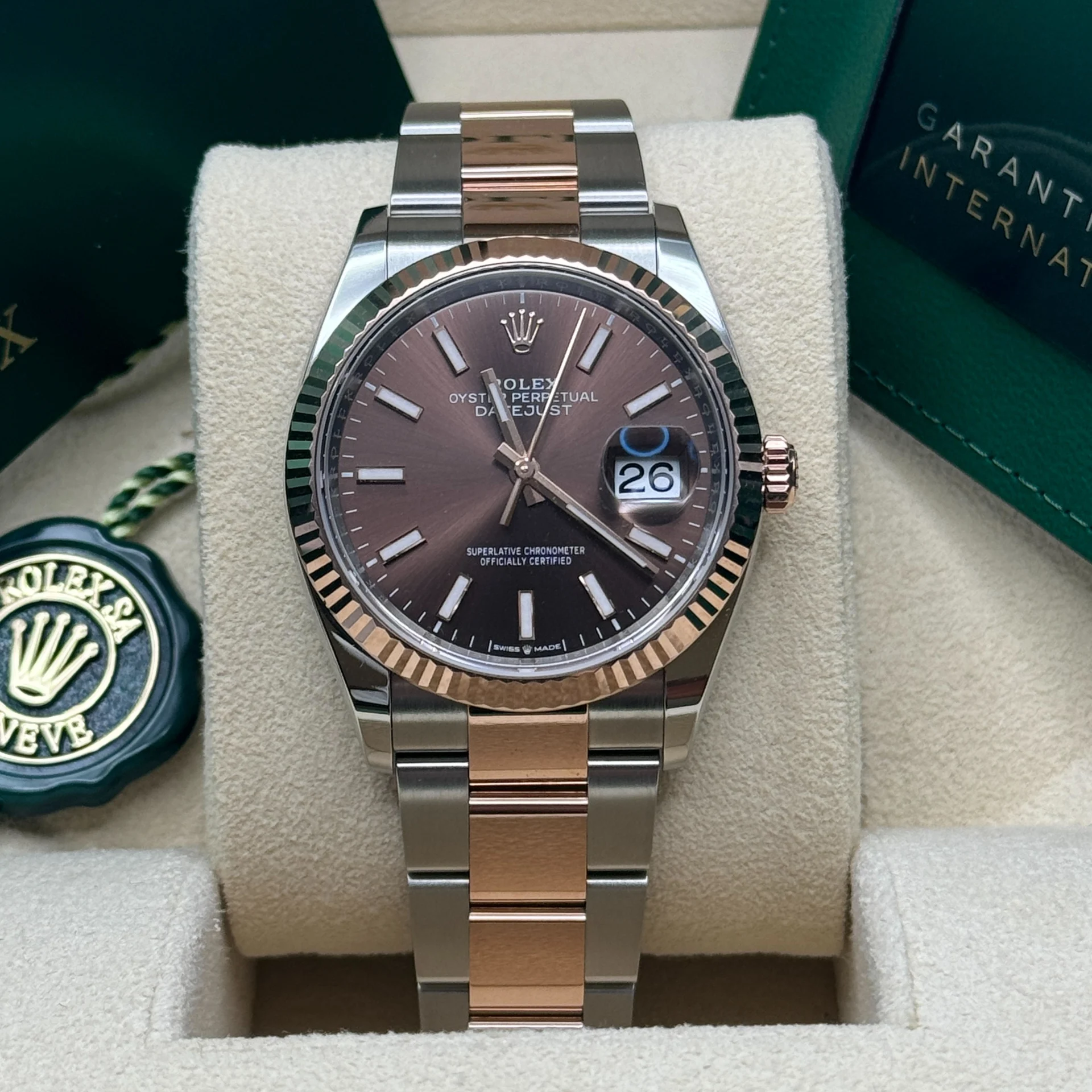 Rolex Datejust 36mm 126231 Chocolate Dial Oyster Bracelet - Image 7