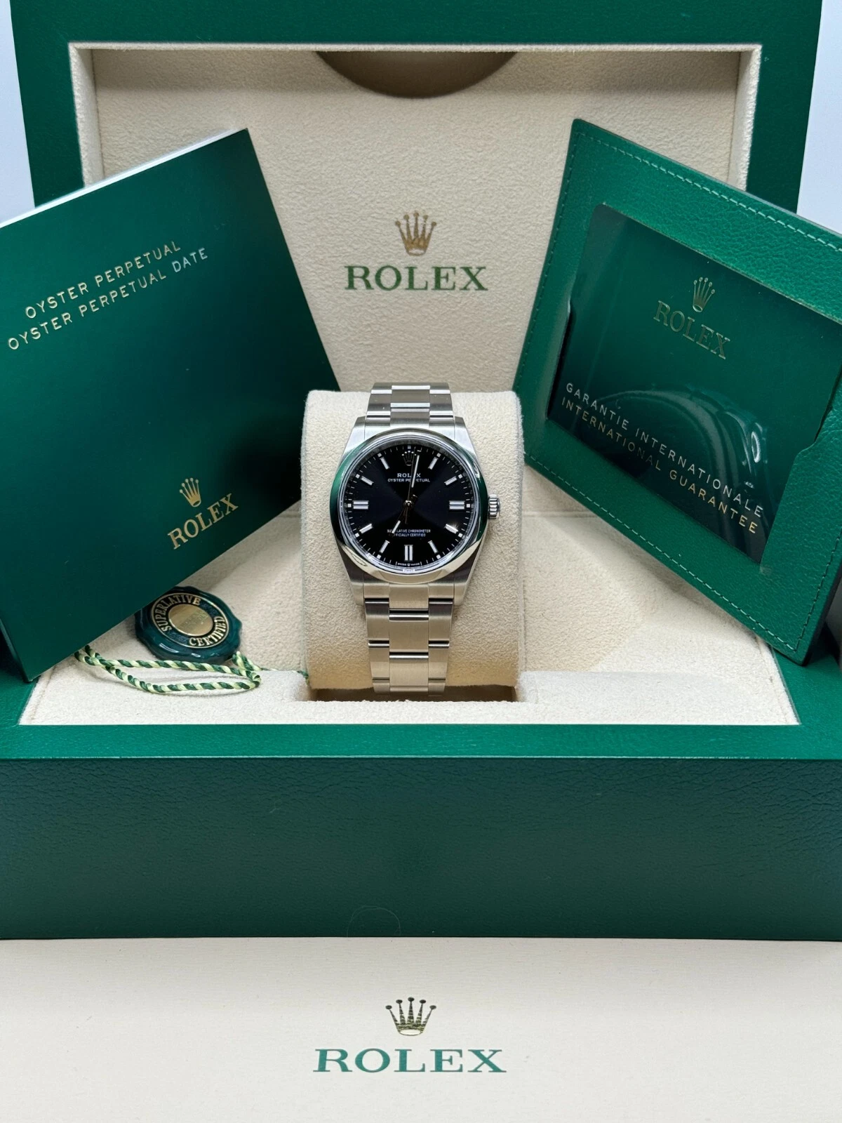 Rolex Oyster Perpetual 36mm 126000-0014 Black Dial Oyster Stainless Steel Bracelet - Image 9