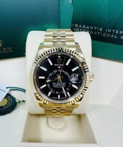 Alternative view of Rolex  Sky-Dweller 42mm 336938-0005 Yellow Gold Black Dial Oyster