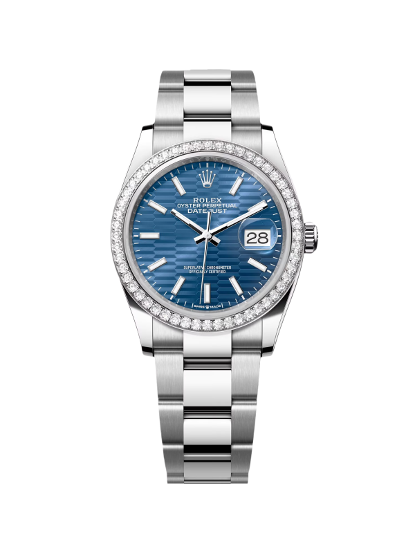 Rolex  Datejust 36mm 126284 Blue Dial Jubilee Bracelet