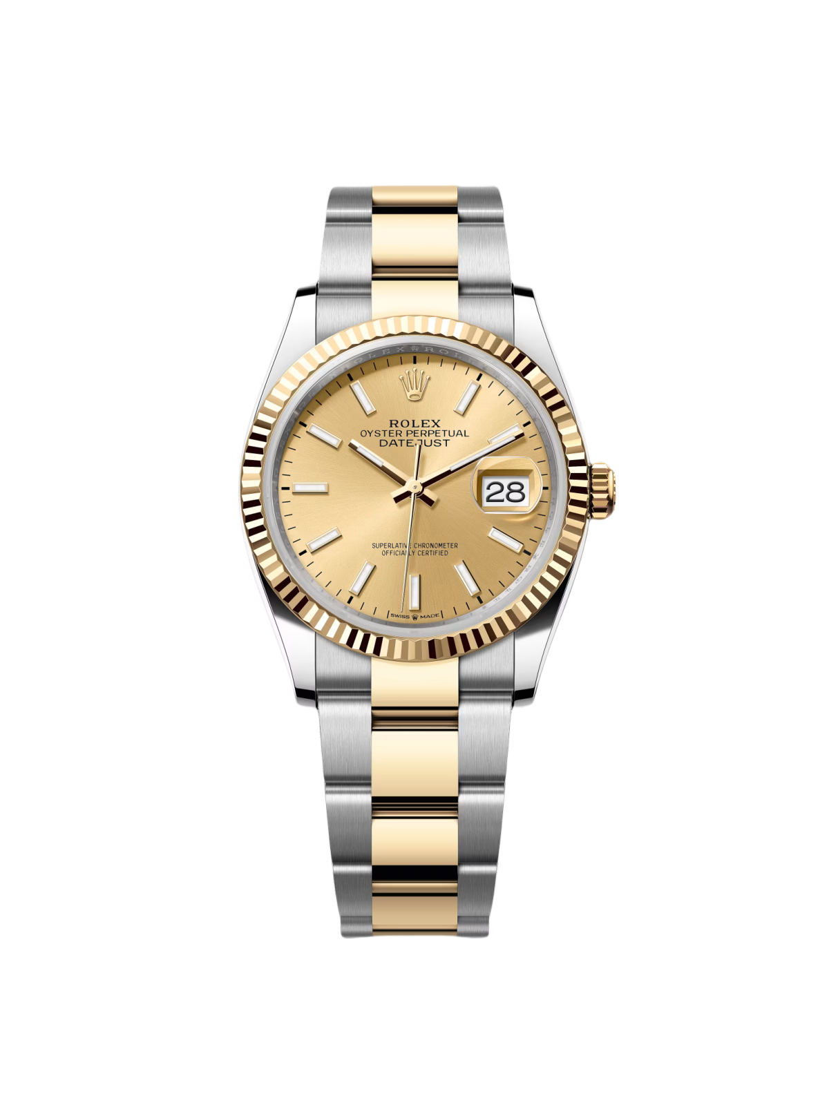 Rolex Datejust 36mm 126233 Champagne Dial Jubilee Bracelet Watch - Image 2