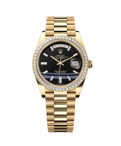 Rolex Day-Date 40mm 228398TBR-0038 Onyx Dial President Watch