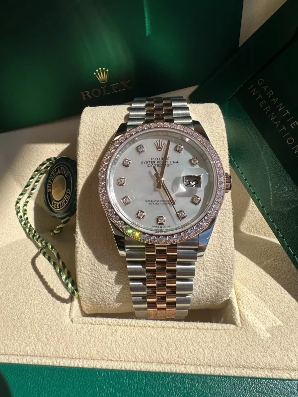 Rolex  Datejust 36mm 126281 Mother-of-Pearl Dial Jubilee Bracelet