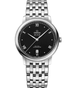 Omega De Ville Prestige 39.5 mm Black Dial Stainless Steel Bracelet 424.10.40.20.01.002
