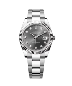 Alternative view of Rolex  Datejust 41mm 126334 Slate Diamond Jubilee Stainless Steel