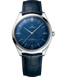 Omega De Ville Trésor 40mm Blue Dial Stainless Steel Strap 435.13.40.21.03.001
