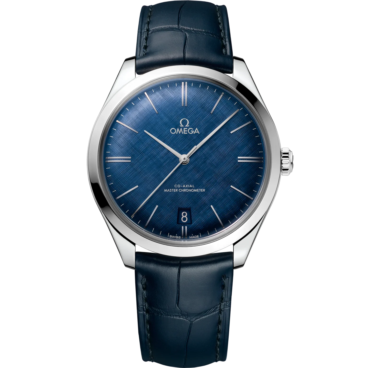 Omega De Ville Trésor 40mm Blue Dial Stainless Steel Strap 435.13.40.21.03.001