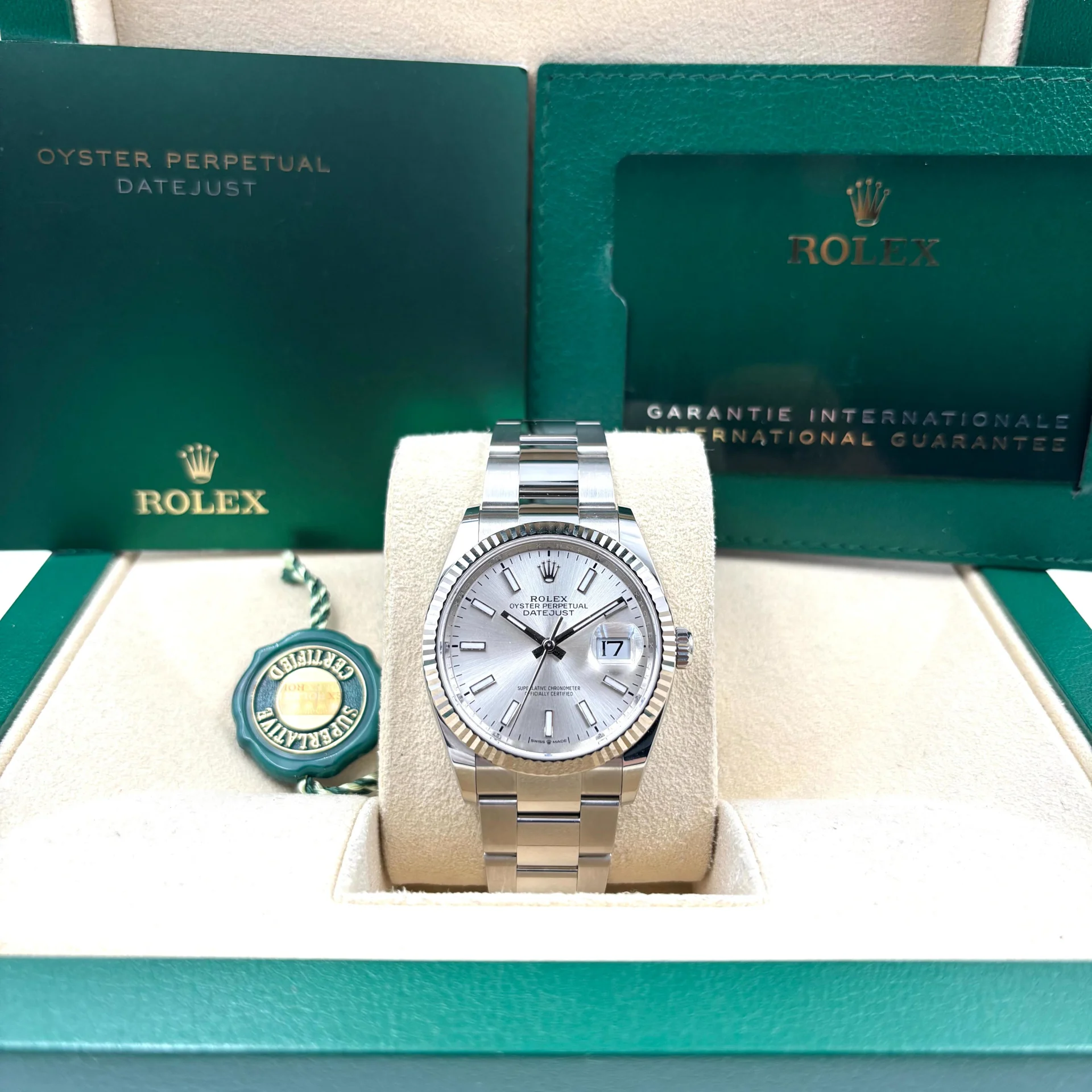 Rolex Datejust 36mm 126234 Silver Index Dial Oyster Stainless Steel - Image 7