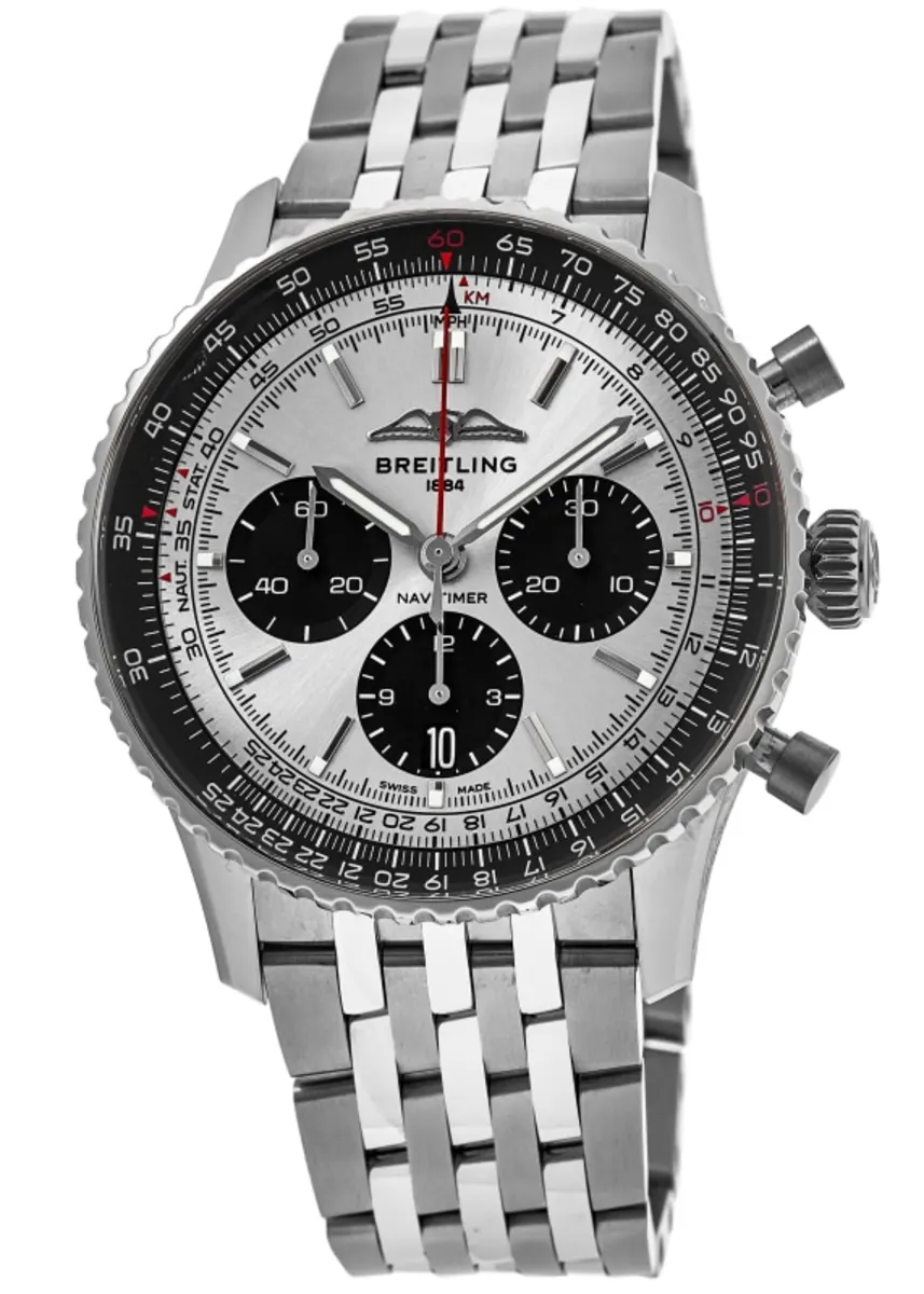 Breitling AB0138241G1A1 Navitimer B01 Silver Dial - ??ew - Image 3