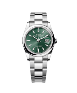 Rolex  Datejust 36mm 126200 Mint Green Dial Stainless Steel Oyster Bracelet Watch