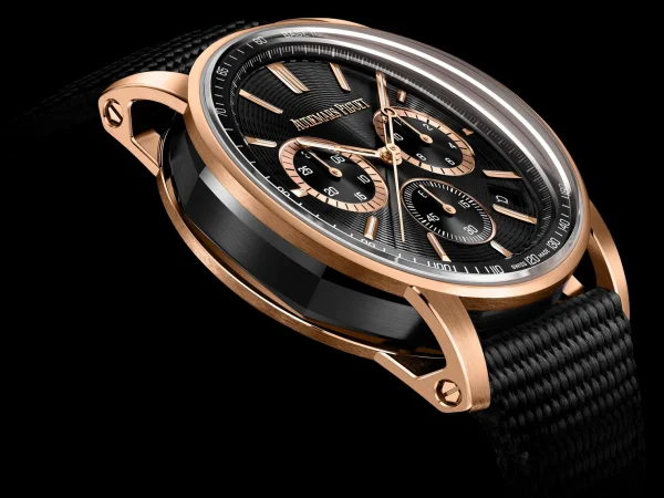 Audemars Piguet Code 11.59 Black Dial Black Rubber Strap Watch 41mm 26393NR.OO.A002KB.02
