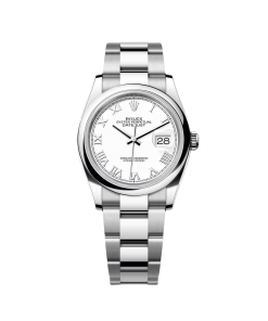 Rolex Datejust 36mm 126200 Stainless Steel White Roman Dial Oyster