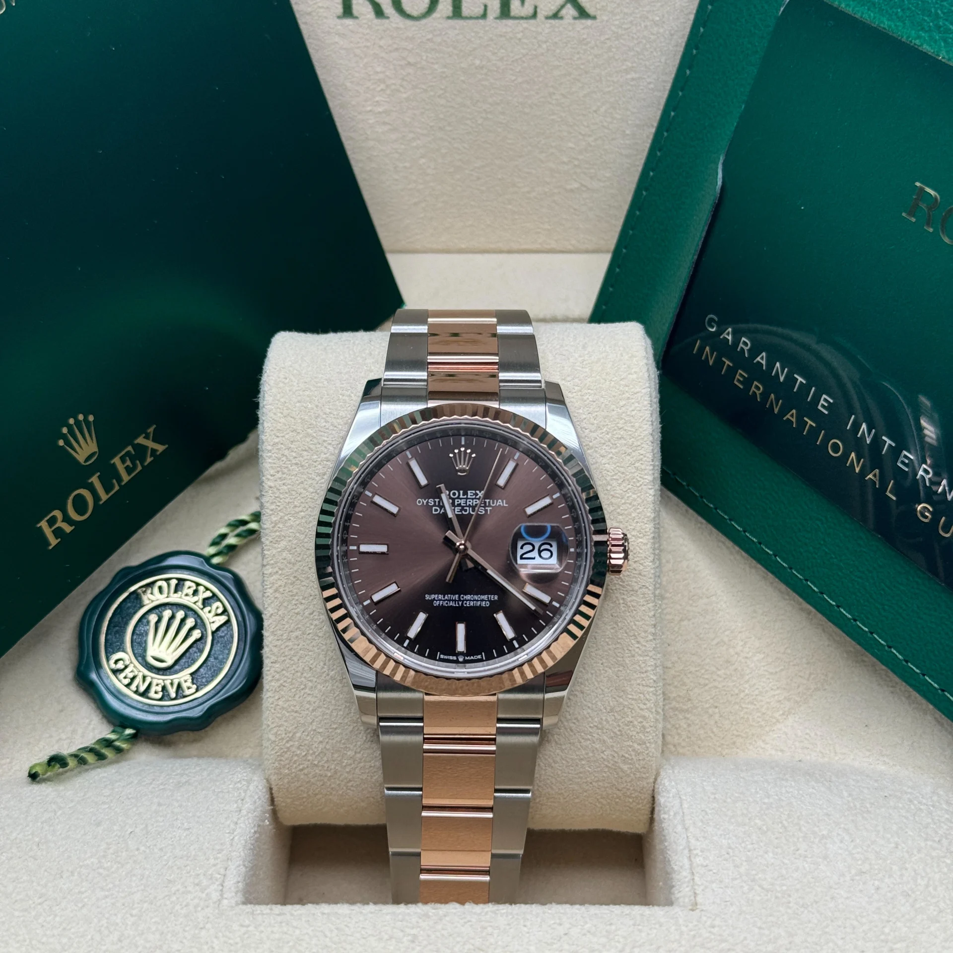 Rolex Datejust 36mm 126231 Chocolate Dial Oyster Bracelet - Image 3