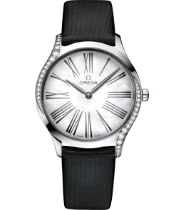 Omega De Ville Trésor 36mm White Dial with Diamonds Stainless Steel Strap 428.17.36.60.05.001