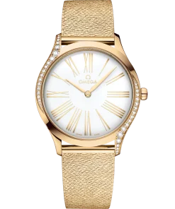 Omega De Ville Trésor 36mm White Dial with Diamonds Moonshine™ 18k Rose Gold Bracelet 428.55.36.60.04.001