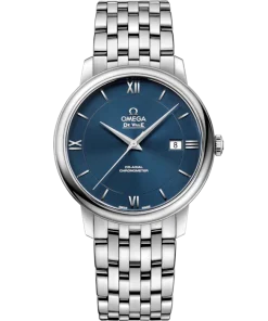 Omega De Ville Prestige 39.5 mm Blue Dial Stainless Steel Bracelet 424.10.40.20.03.001