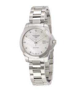 Longines Women's L33784876 Conquest Stainless Steel Watch