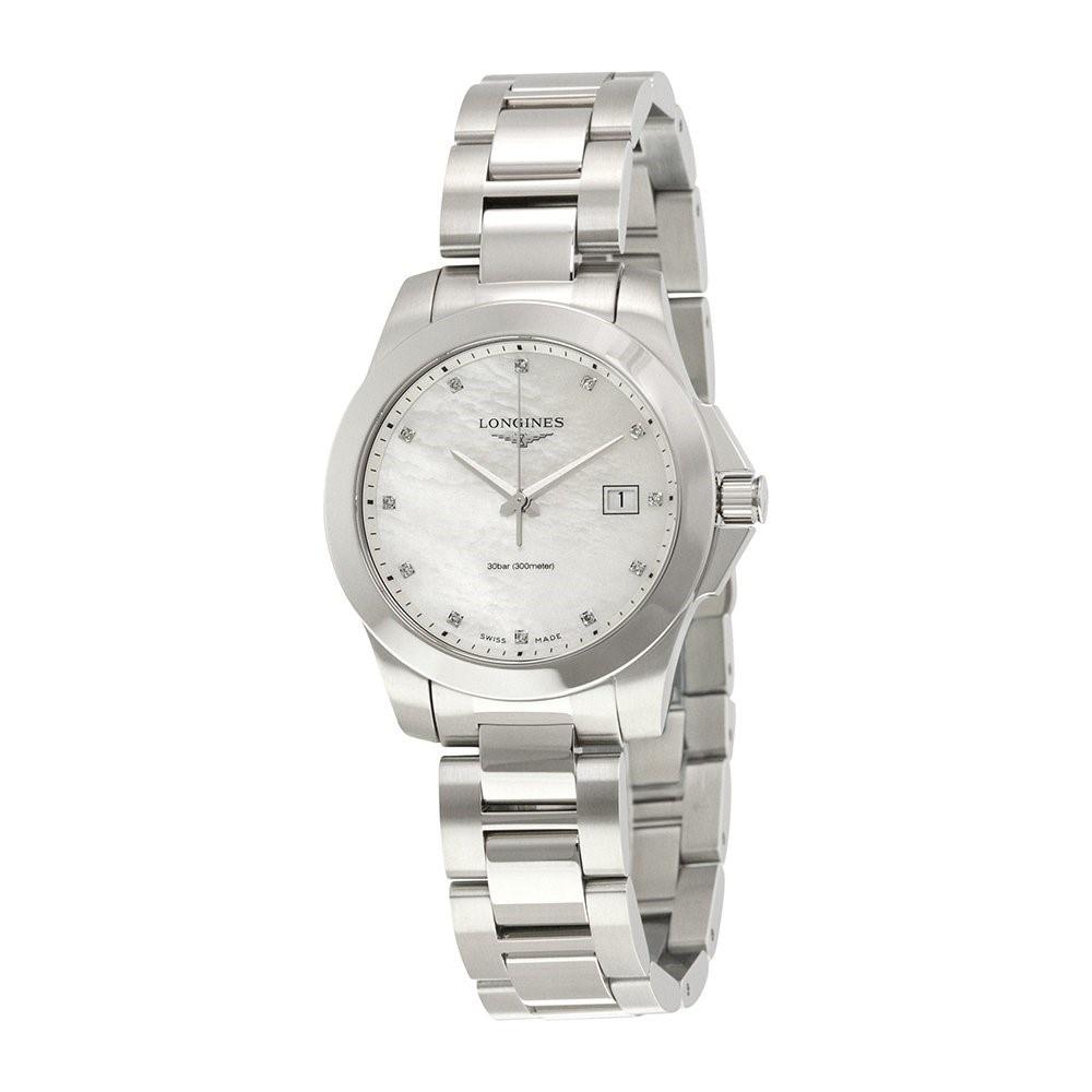 Longines Women's L33784876 Conquest Stainless Steel Watch