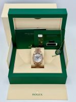 Rolex Day-Date "President" 40mm Everose Gold Mother of Pearl Diamond Baguette Dial - 228235